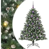 Dirbtinė Kalėdų eglutė Žalia 150 cm PVC, plastikas ir plienas