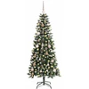 Dirbtinė Kalėdų eglutė Žalia 150 cm PVC, plastikas ir plienas