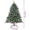 Dirbtinė Kalėdų eglutė Žalia 150 cm PVC, plastikas ir plienas