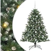 Dirbtinė Kalėdų eglutė Žalia 150 cm PVC, plastikas ir plienas