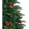 Dirbtinė Kalėdų eglutė Žalia 150 cm PVC ir Metalas ir Plastikas