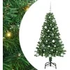 Dirbtinė Kalėdų eglutė Žalia 150 cm PVC ir Plienas ir Plastikas