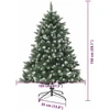 Dirbtinė Kalėdų eglutė Žalia 150 cm PVC, plastikas ir plienas