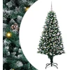 Dirbtinė Kalėdų eglutė Žalia 150 cm PVC ir Plienas ir Plastikas
