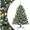 Dirbtinė Kalėdų eglutė Žalia 150 cm PVC, plastikas ir plienas
