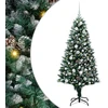 Dirbtinė Kalėdų eglutė Žalia 150 cm PVC ir Plienas ir Plastikas