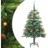 Dirbtinė Kalėdų eglutė Žalia 150 cm PVC ir metalas