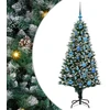 Dirbtinė Kalėdų eglutė Žalia 150 cm PVC ir Plienas ir Plastikas