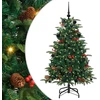 Dirbtinė Kalėdų eglutė Žalia 150 cm PVC ir Metalas ir Plastikas