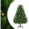 Dirbtinė Kalėdų eglutė su 150 LED Žalia 150 cm PVC ir metalas
