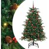 Dirbtinė Kalėdų eglutė Žalia 150 cm PVC ir Metalas ir Plastikas