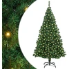 Kalėdų eglutė su LED lemputėmis 180 cm 300 LED Šilta balta