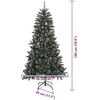 Dirbtinė Kalėdų eglutė Žalia 180 cm PVC, plastikas ir plienas
