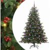 Dirbtinė Kalėdų eglutė Žalia 180 cm PVC ir Metalas ir Plastikas