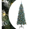 Dirbtinė Kalėdų eglutė Žalia 180 cm PVC, plastikas ir plienas