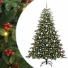 Dirbtinė Kalėdų eglutė Žalia 180 cm PVC ir Metalas ir Plastikas