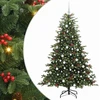 Dirbtinė Kalėdų eglutė Žalia 180 cm PVC ir Metalas ir Plastikas