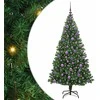 Dirbtinė Kalėdų eglutė Žalia 180 cm PVC ir Plienas ir Plastikas