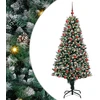 Dirbtinė Kalėdų eglutė Žalia 180 cm PVC ir Plienas ir Plastikas