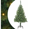 Kalėdų eglutė su 300 LED s stovu Žalia 180 cm PVC