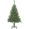 Kalėdų eglutė su 300 LED s stovu Žalia 180 cm PVC