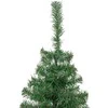 Kalėdų eglutė su 300 LED s stovu Žalia 180 cm PVC