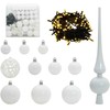Dirbtinė Kalėdų eglutė 300 LED Šilta balta PVC ir metalas Žalia