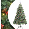 Dirbtinė Kalėdų eglutė Žalia 210 cm PVC ir metalas
