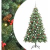 Dirbtinė Kalėdų eglutė Žalia 210 cm PVC ir metalas