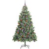 Dirbtinė Kalėdų eglutė Žalia 210 cm PVC ir metalas