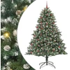 Dirbtinė Kalėdų eglutė Žalia 210 cm PVC, plastikas ir plienas