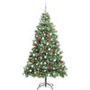 Dirbtinė Kalėdų eglutė Žalia 210 cm PVC ir metalas