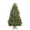 Dirbtinė Kalėdų eglutė Žalia 210 cm PVC ir metalas