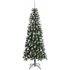 Dirbtinė Kalėdų eglutė Žalia 210 cm PVC, plastikas ir plienas