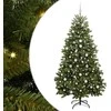 Dirbtinė Kalėdų eglutė su 300 LED Žalia 210 cm PVC ir metalas