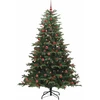 Dirbtinė Kalėdų eglutė Žalia 210 cm PVC ir Metalas ir Plastikas