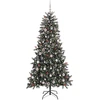 Dirbtinė Kalėdų eglutė Žalia 210 cm PVC, plastikas ir plienas