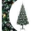 Dirbtinė Kalėdų eglutė Žalia 210 cm PVC ir Plienas ir Plastikas