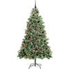 Dirbtinė Kalėdų eglutė Žalia 210 cm PVC ir metalas