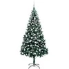 Dirbtinė Kalėdų eglutė Žalia 210 cm PVC ir Plienas ir Plastikas