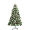 Dirbtinė Kalėdų eglutė Žalia 210 cm PVC ir metalas