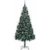 Dirbtinė Kalėdų eglutė Žalia 210 cm PVC ir Plienas ir Plastikas