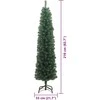 Dirbtinė Kalėdų eglutė Žalia 210 cm PVC, plienas ir plastikas