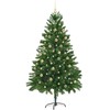 Dirbtinė Kalėdų eglutė Žalia 210 cm PVC, plienas ir plastikas