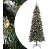 Dirbtinė Kalėdų eglutė Žalia 210 cm PVC, plastikas ir plienas