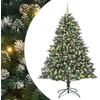 Dirbtinė Kalėdų eglutė Žalia 210 cm PVC, plastikas ir plienas