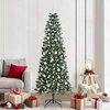 Dirbtinė Kalėdų eglutė Žalia 210 cm PVC, plastikas ir plienas