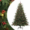 Dirbtinė Kalėdų eglutė Žalia 210 cm PVC ir Metalas ir Plastikas