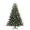 Dirbtinė Kalėdų eglutė Žalia 210 cm PVC ir Metalas ir Plastikas