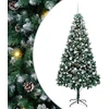 Dirbtinė Kalėdų eglutė Žalia 210 cm PVC ir Plienas ir Plastikas
